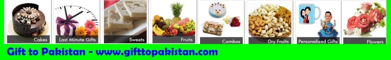 Gifts to Pakistan - Send Gifts to Pakistan - Pakistan Gift Service to send flowers, cakes, mithai, chocolates, fruits, pizza and other gift items to pakistan online pakistan shopping giftshop